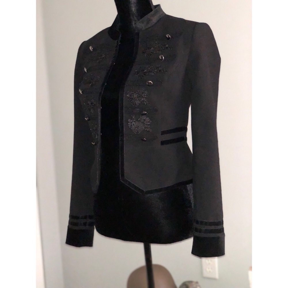 White House Black Market Black Jacket Size Small